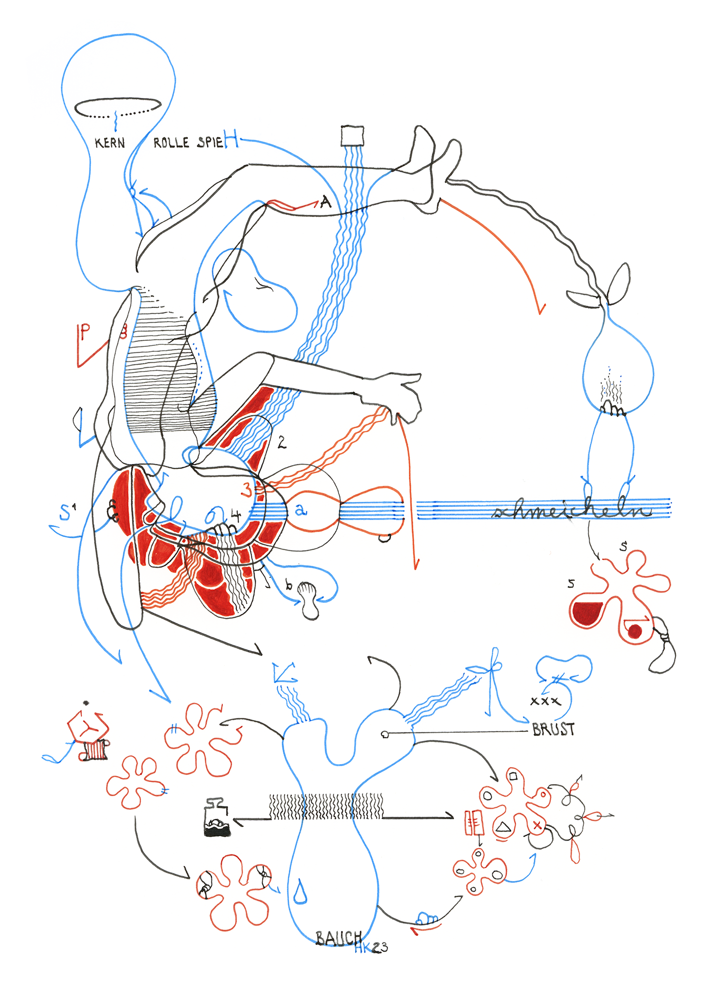 Hannes Kater: Tageszeichnung (Zeichnung/drawing) vom 20.12.2023 (1414 x 2000 Pixel)