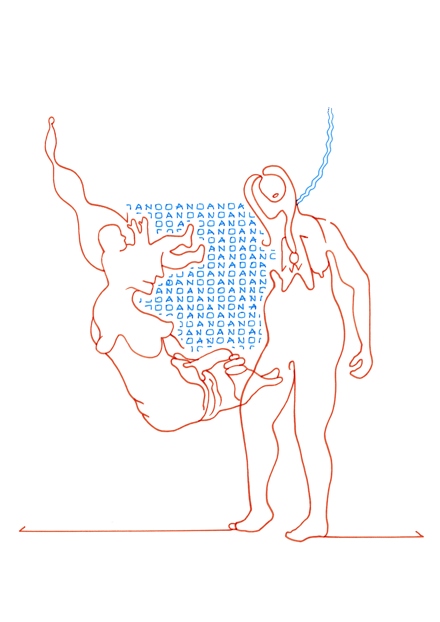 Hannes Kater –Tageszeichnung (Zeichnung/drawing) vom 11.04.2025 (1414 x 2000 Pixel)