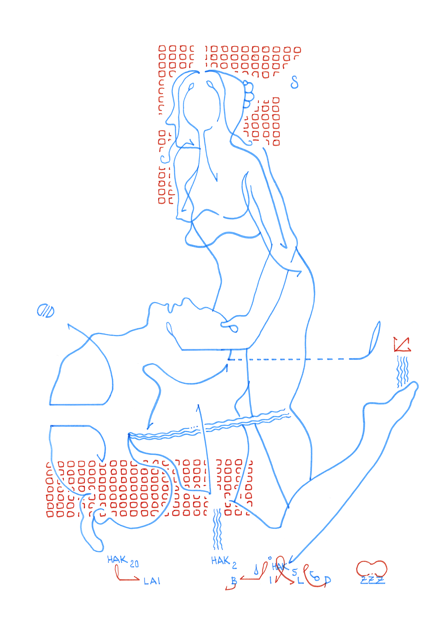 Hannes Kater –Tageszeichnung (Zeichnung/drawing) vom 25.04.2025 (1414 x 2000 Pixel)