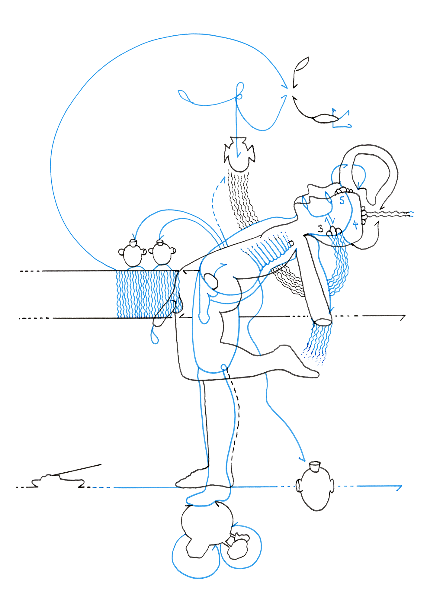 Hannes Kater – Tageszeichnung (Zeichnung/drawing) vom 22.05.2025 (1414 x 2000 Pixel)