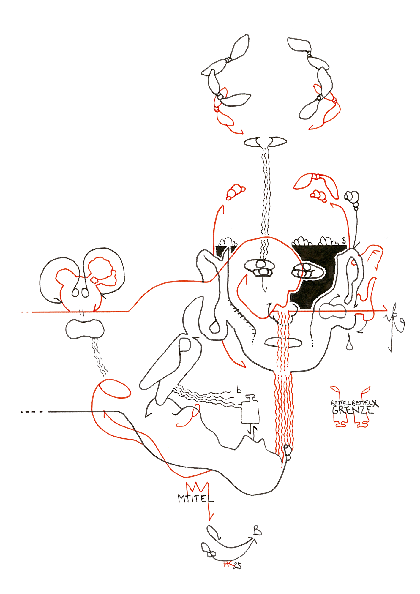 Hannes Kater – Tageszeichnung (Zeichnung/drawing) vom 19.05.2025 (1414 x 2000 Pixel)