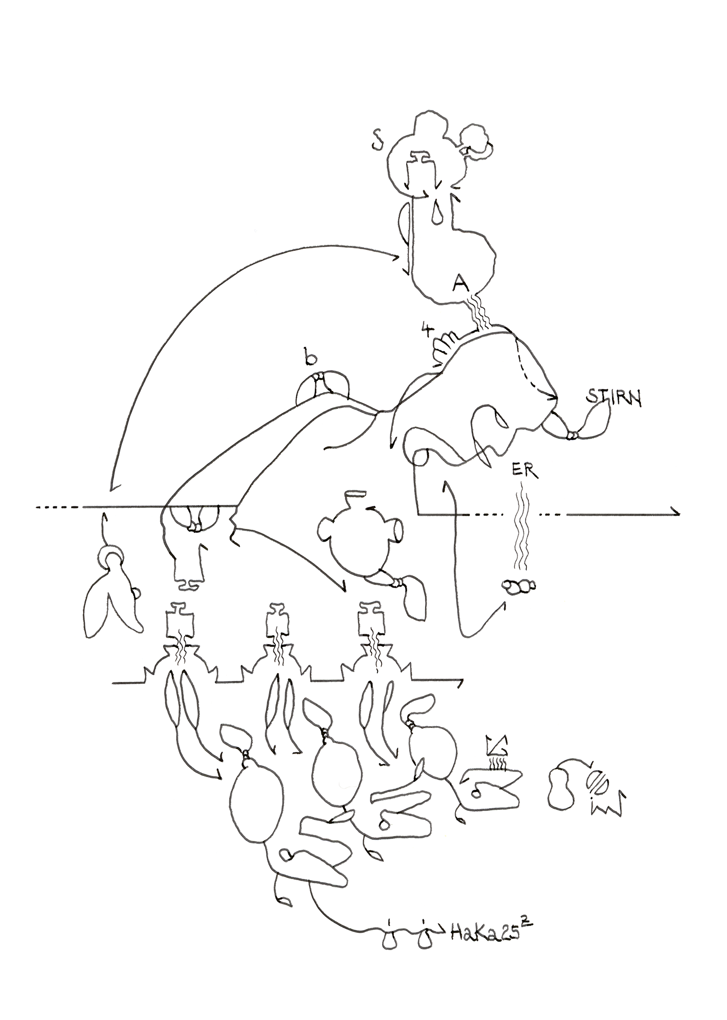 Hannes Kater – Tageszeichnung (Zeichnung/drawing) vom 14.05.2025 (1414 x 2000 Pixel)