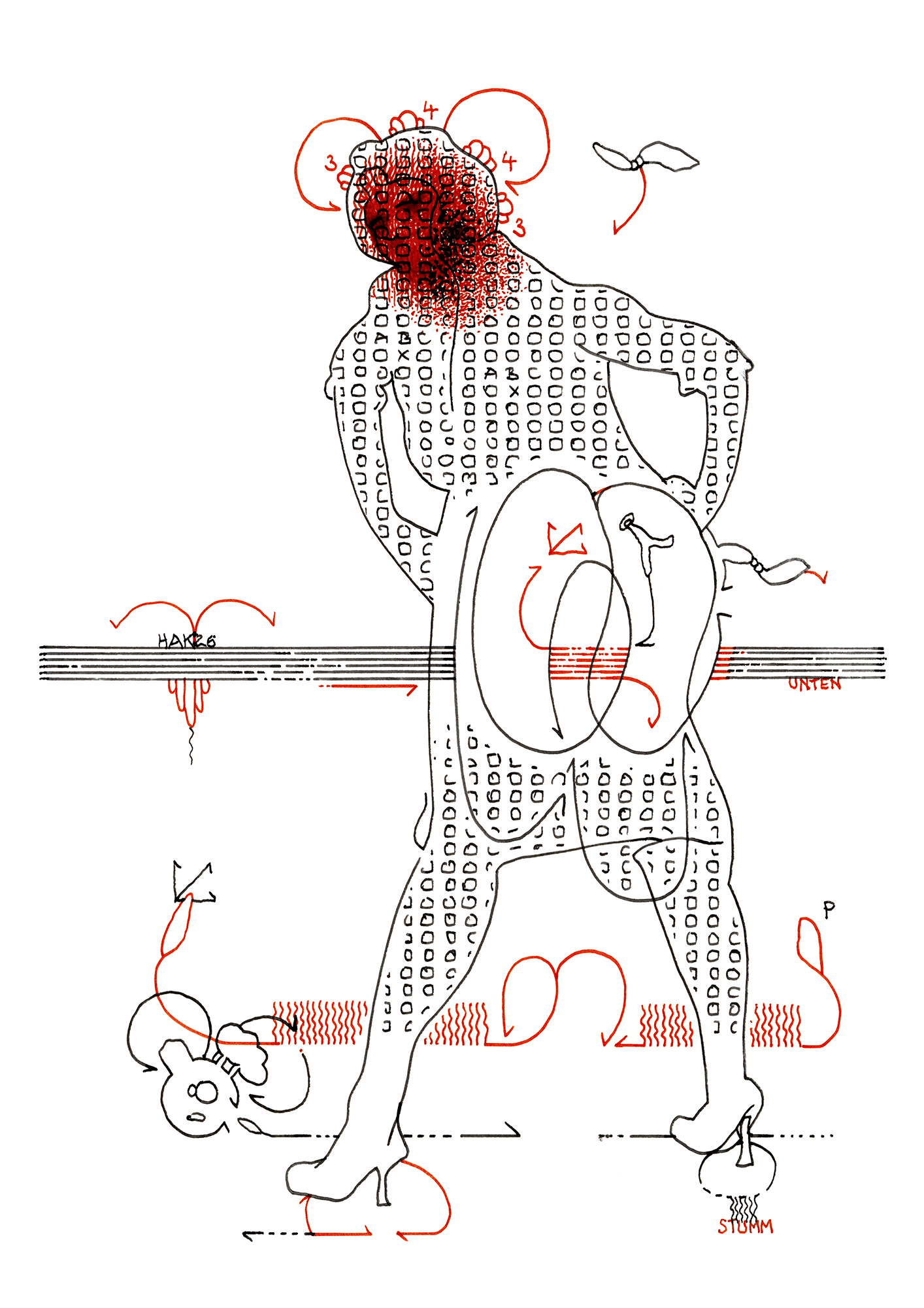 Hannes Kater  Tageszeichnung (Zeichnung/drawing) vom 16.01.2026 (1414 x 2000 Pixel)