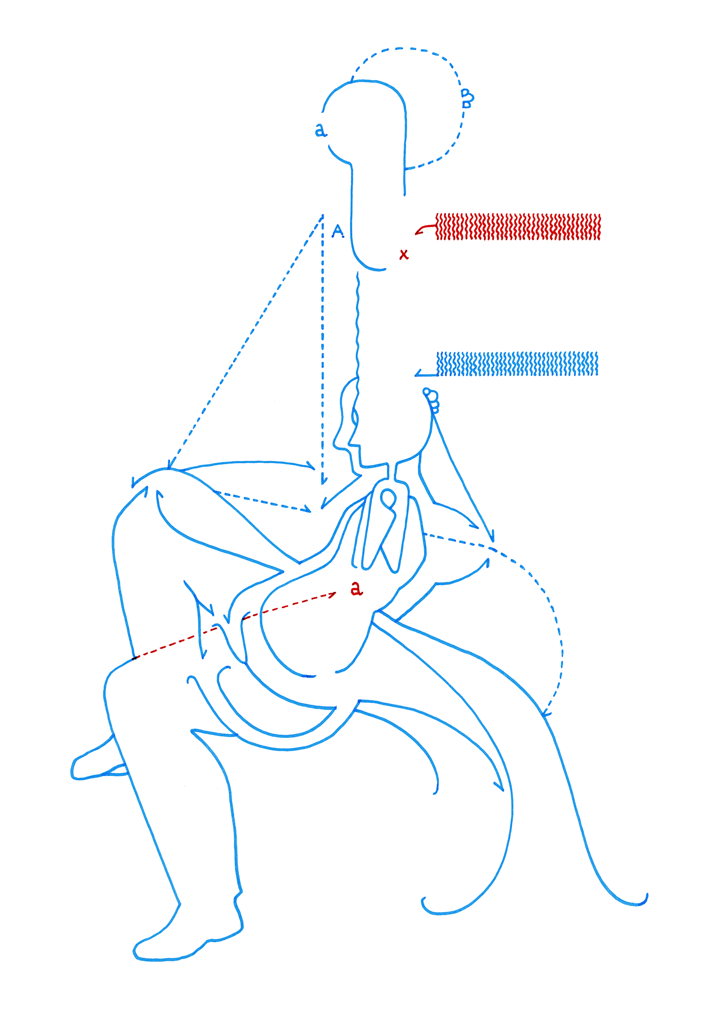 Hannes Kater – Tageszeichnung (Zeichnung/drawing) vom 04.10.2014 (1414 x 2000 Pixel)
