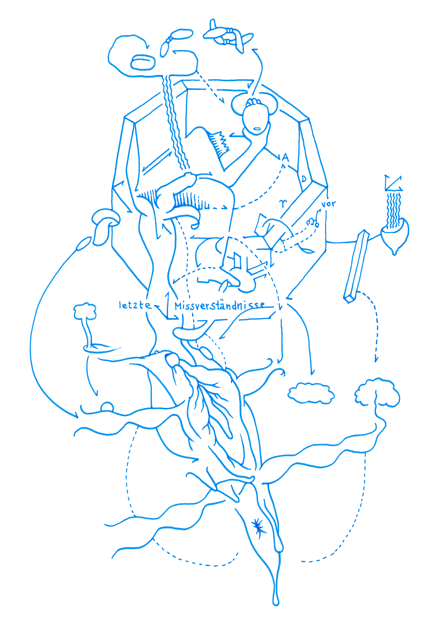 Hannes Kater – Tageszeichnung (Zeichnung/drawing) vom 09.10.2014 (1414 x 2000 Pixel)