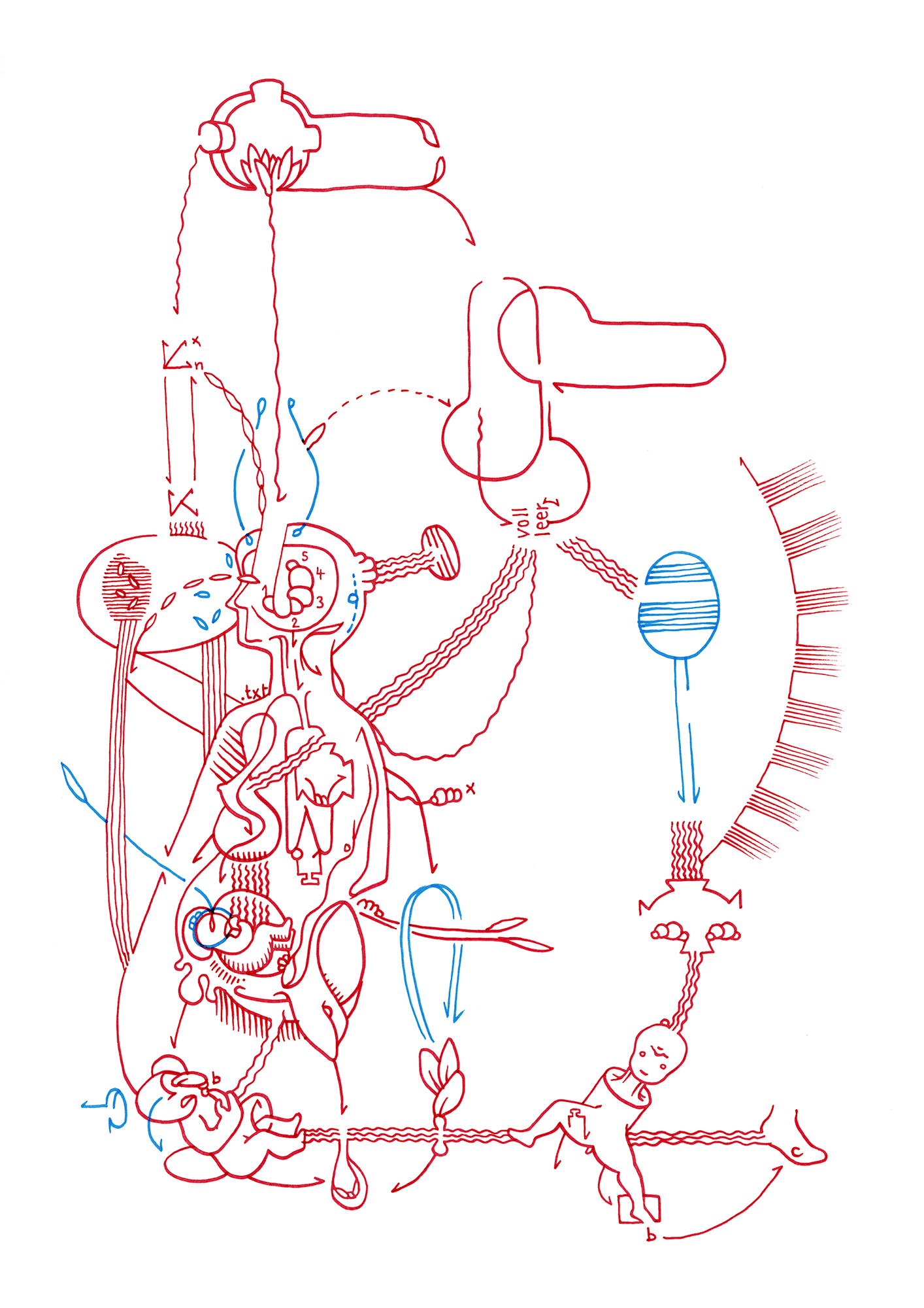 Hannes Kater – Tageszeichnung (Zeichnung/drawing) vom 15.10.2014 (1414 x 2000 Pixel)