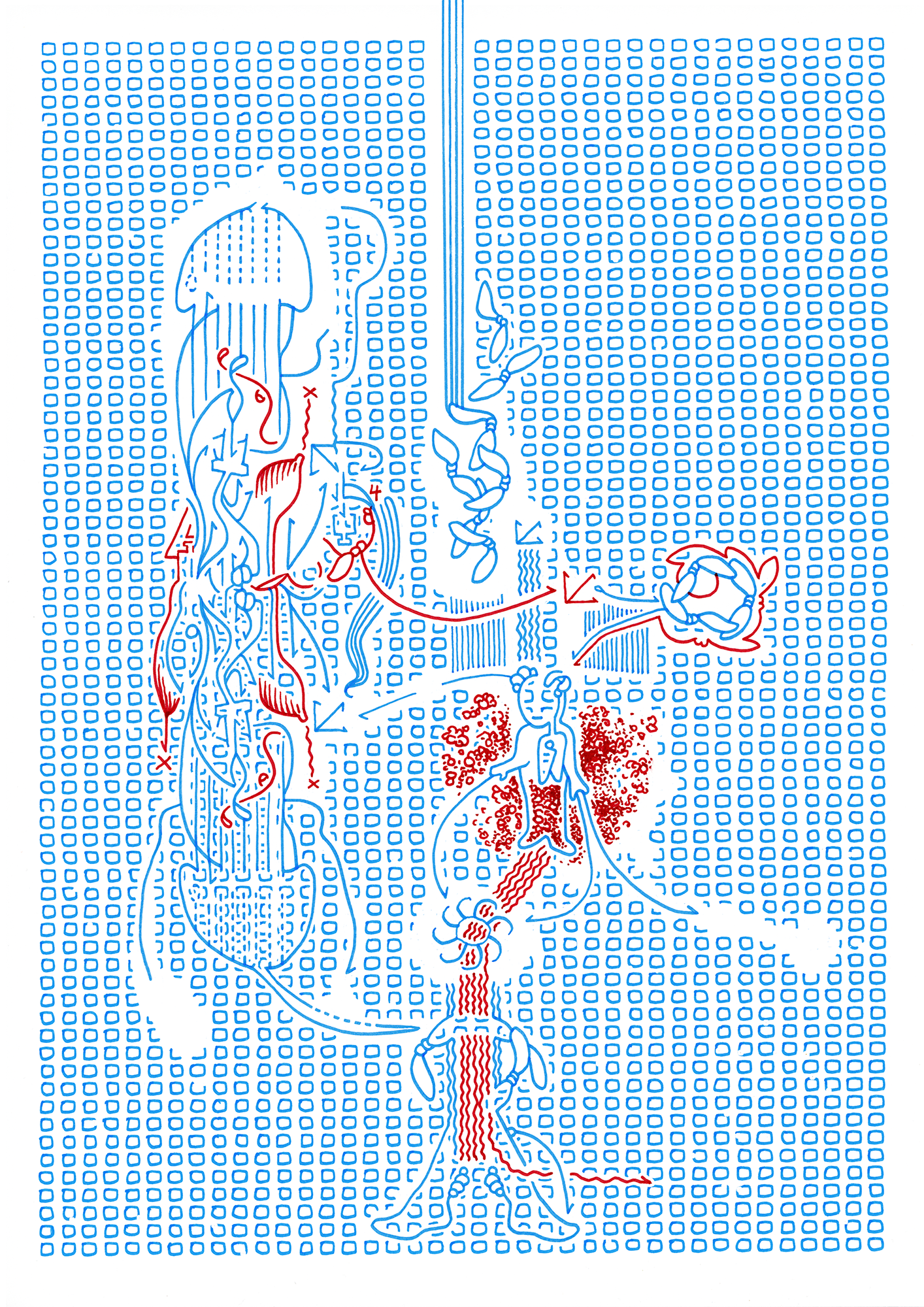 Hannes Kater – Tageszeichnung (Zeichnung/drawing) vom 19.10.2014 (1414 x 2000 Pixel)