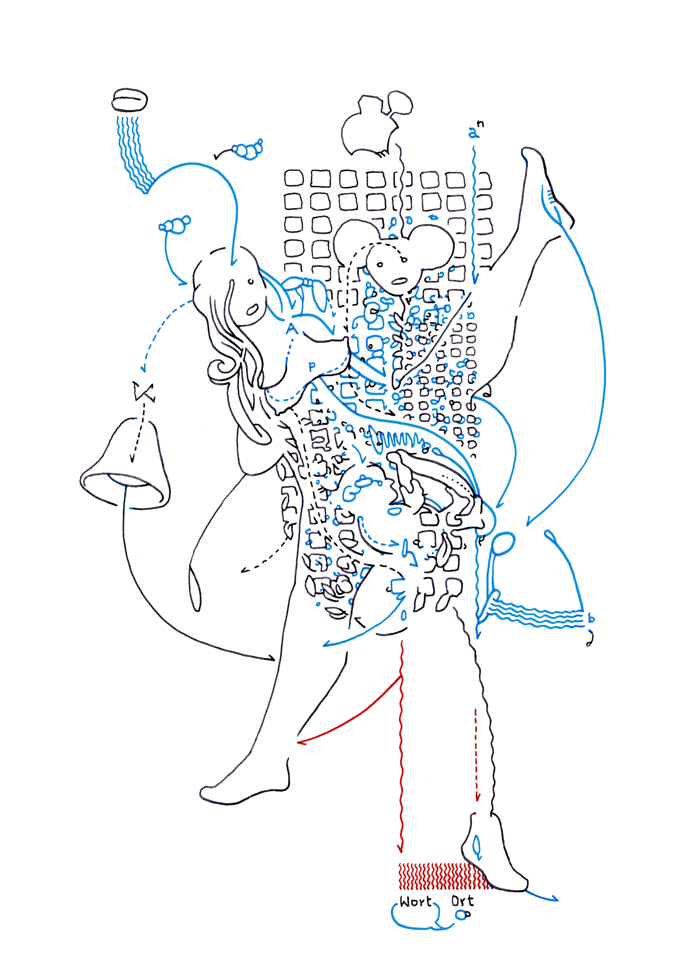 Hannes Kater – Tageszeichnung (Zeichnung/drawing) vom 26.10.2014 (1414 x 2000 Pixel)