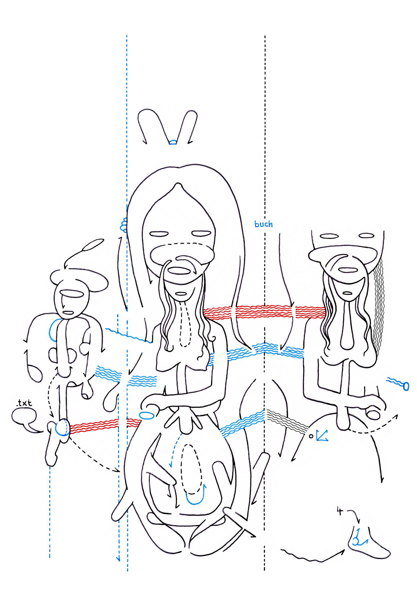 Hannes Kater – Tageszeichnung (Zeichnung/drawing) vom 04.11.2014 (1414 x 2000 Pixel)