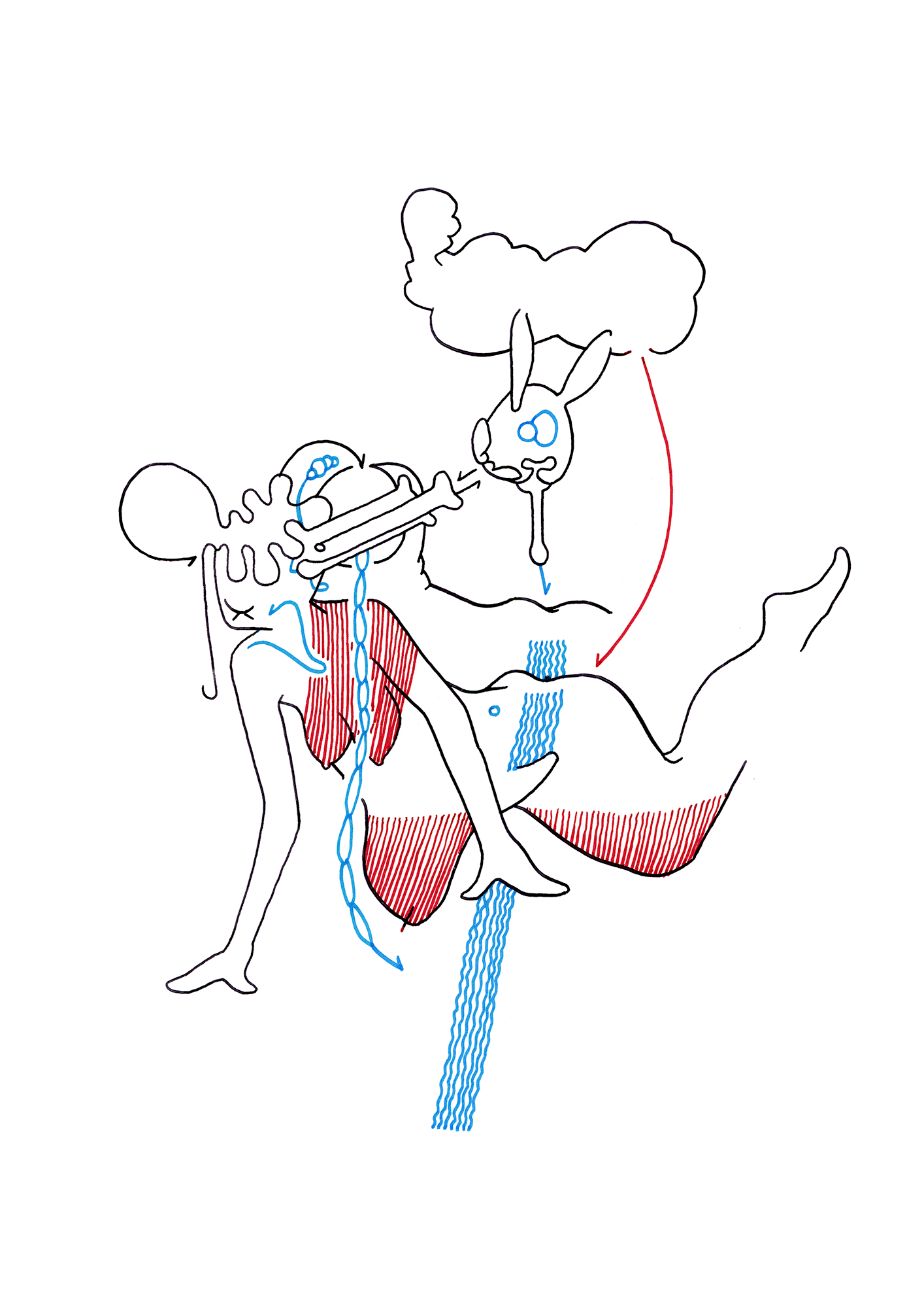 Hannes Kater – Tageszeichnung (Zeichnung/drawing) vom 06.11.2014 (1414 x 2000 Pixel)