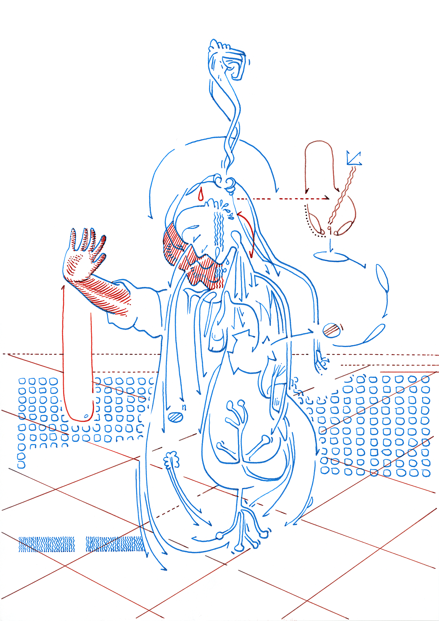 Hannes Kater – Tageszeichnung (Zeichnung/drawing) vom 07.09.2015 (1414 x 2000 Pixel)