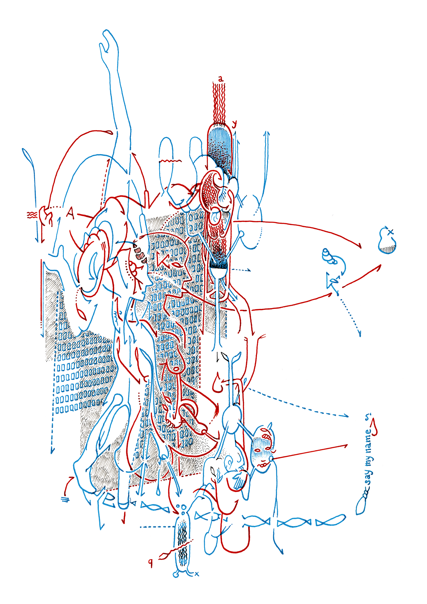 Hannes Kater – Tageszeichnung (Zeichnung/drawing) vom 18.10.2015 (1414 x 2000 Pixel)
