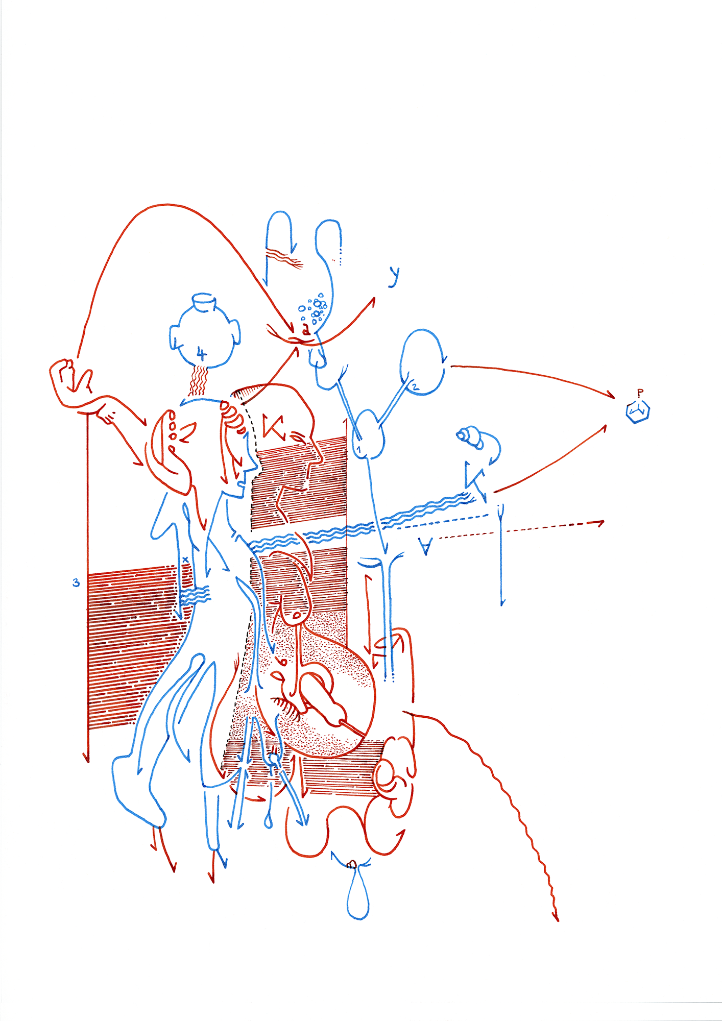 Hannes Kater – Tageszeichnung (Zeichnung/drawing) vom 20.10.2015 (1414 x 2000 Pixel)