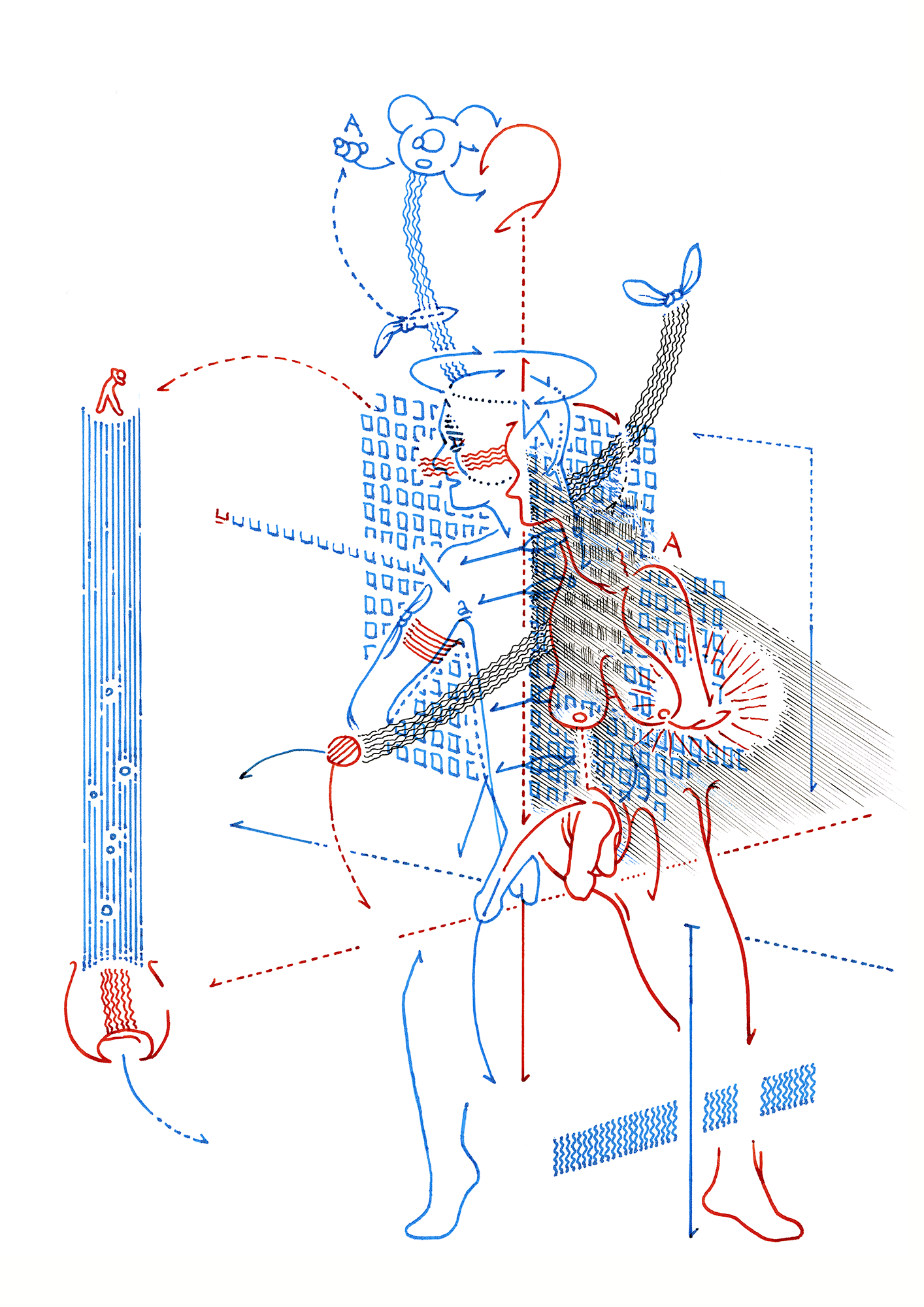 Hannes Kater – Tageszeichnung (Zeichnung/drawing) vom 25.10.2015 (1414 x 2000 Pixel)