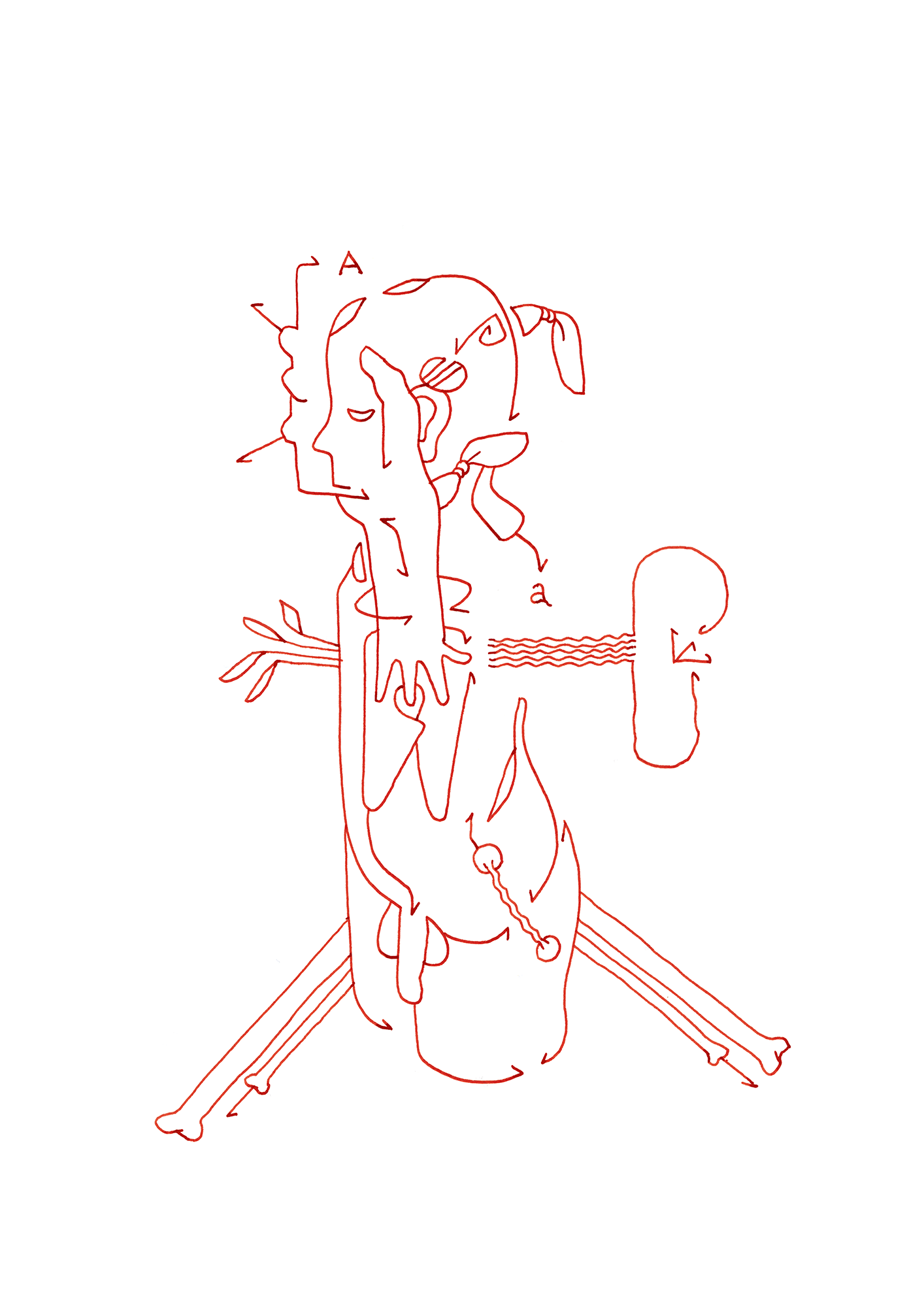 Hannes Kater – Tageszeichnung (Zeichnung/drawing) vom 09.10.2019 (1414 x 2000 Pixel)