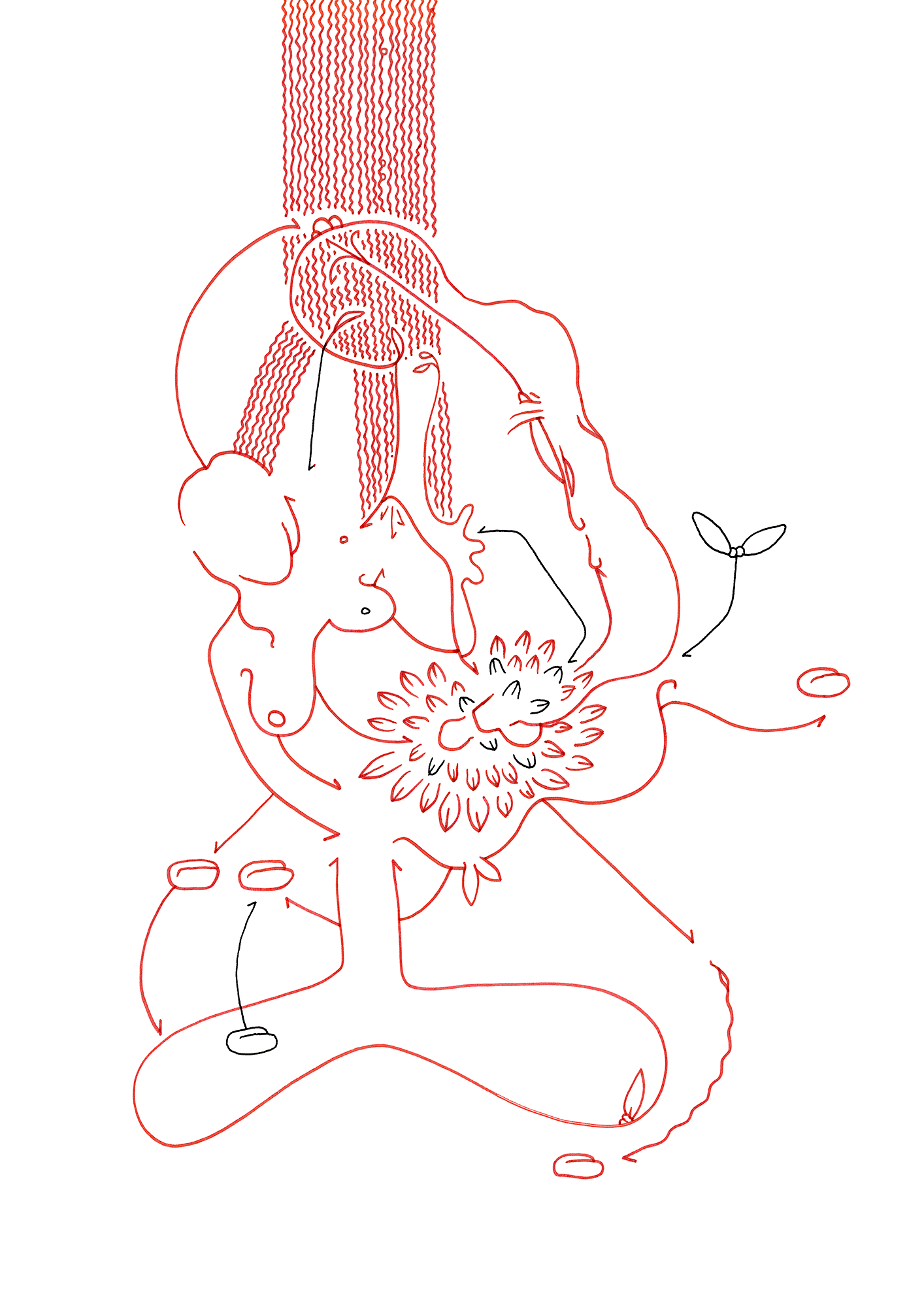 Hannes Kater – Tageszeichnung (Zeichnung/drawing) vom 25.11.2019 (1414 x 2000 Pixel)