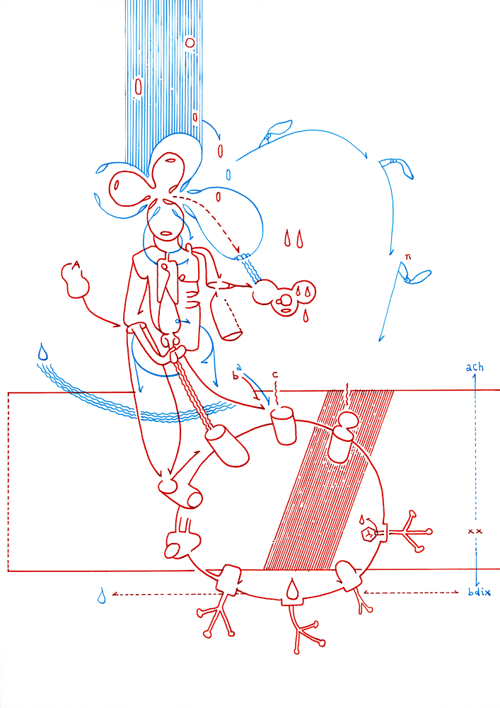 Hannes Kater: Tageszeichnung aus dem Jahr 2015