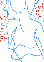 Hannes Kater – Detail einer Zeichnung aus dem April 2025