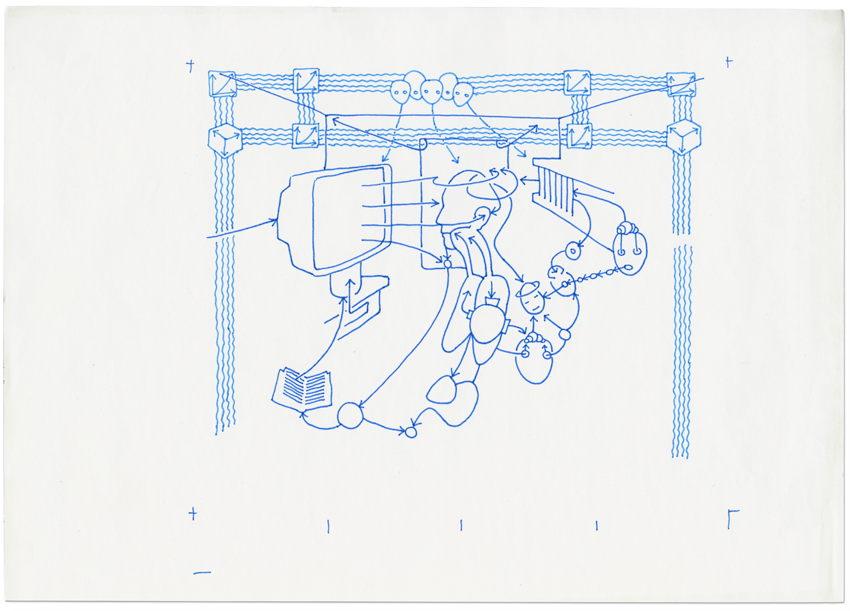 Hannes Kater – Entwurf für Wettbewerb der Paramentenwerkstatt Helmstedt, 1996