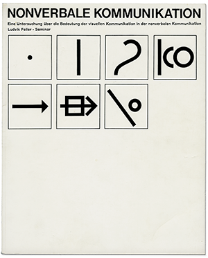 Cover Nonverbale Kommunikation, Hrsg.: HdK-Berlin, 1974