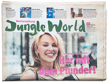 Jungle World Nr. 22, 19. Mai 2004 mit Beitrag zu Hannes Katers Lieblingspfeilen, 2004