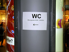 Hannes Kater - WC-Schild