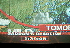 SADDAM'S DEADLINE