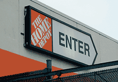 Enter the HOME DEPOT