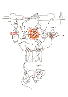 Hannes Kater: Auftagszeichnung Nr. 10_1 - 141x198 Pixel