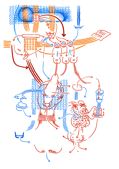 Hannes Kater - Bäckerzeichnung 08 /Kuchenanalyse, 381x539 Pixel